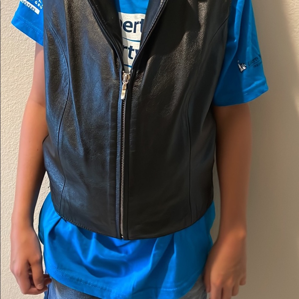 Wilson leather vest womens